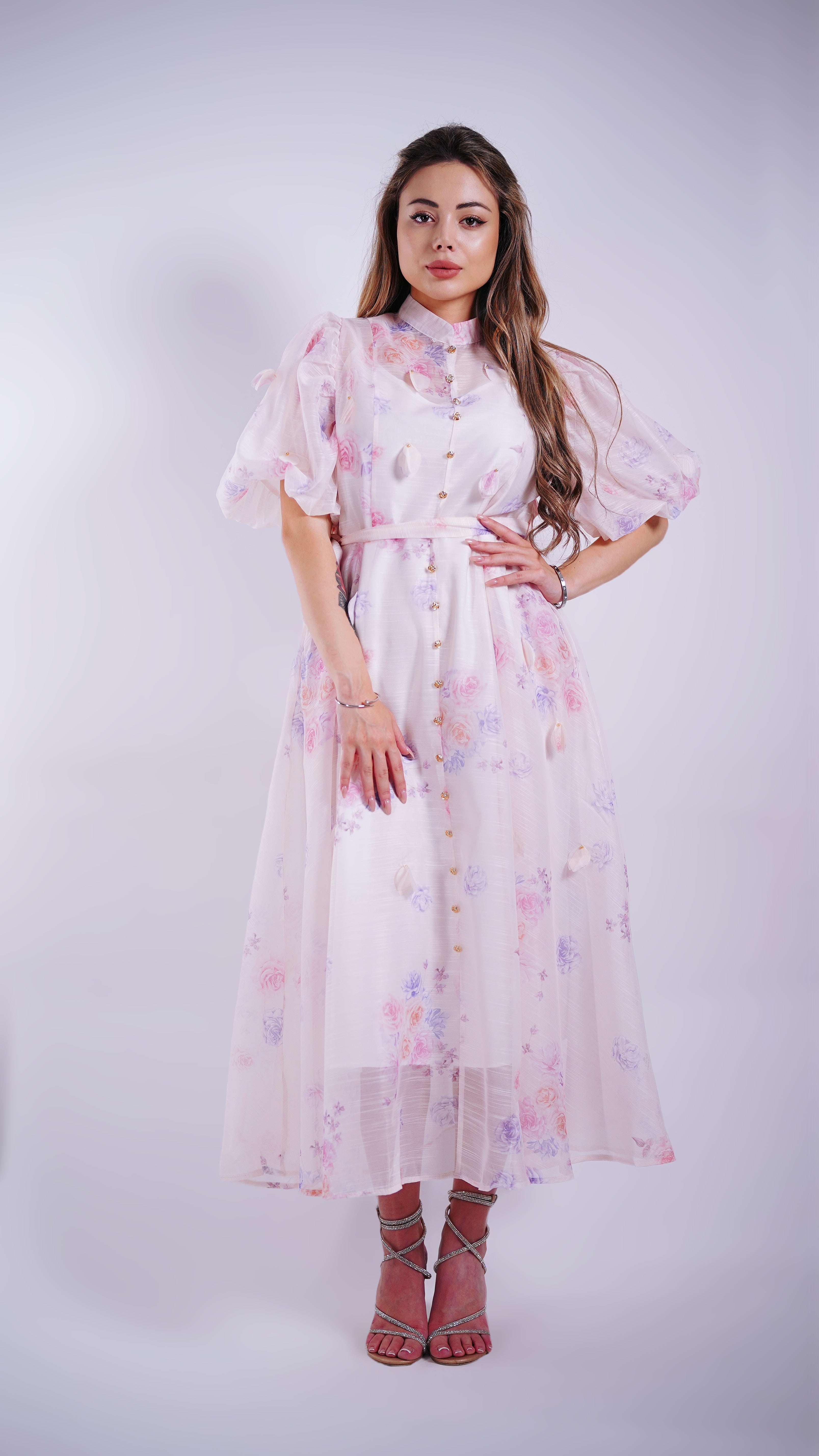 Рокля „Floral Grace“ - розова
