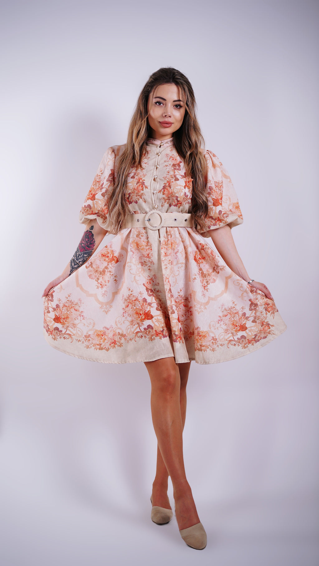 Рокля "Arabella Peach"