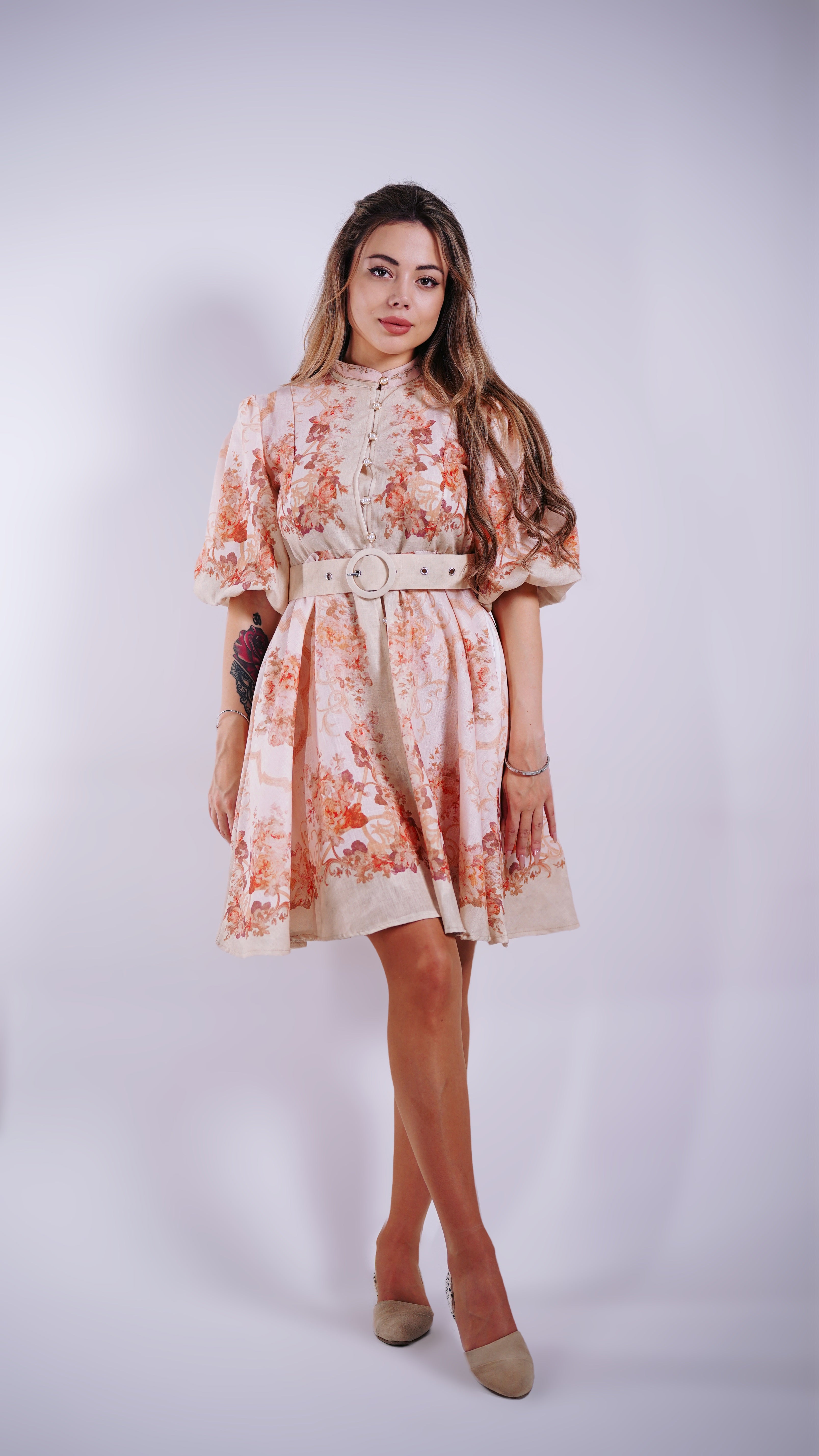 Рокля "Arabella Peach"