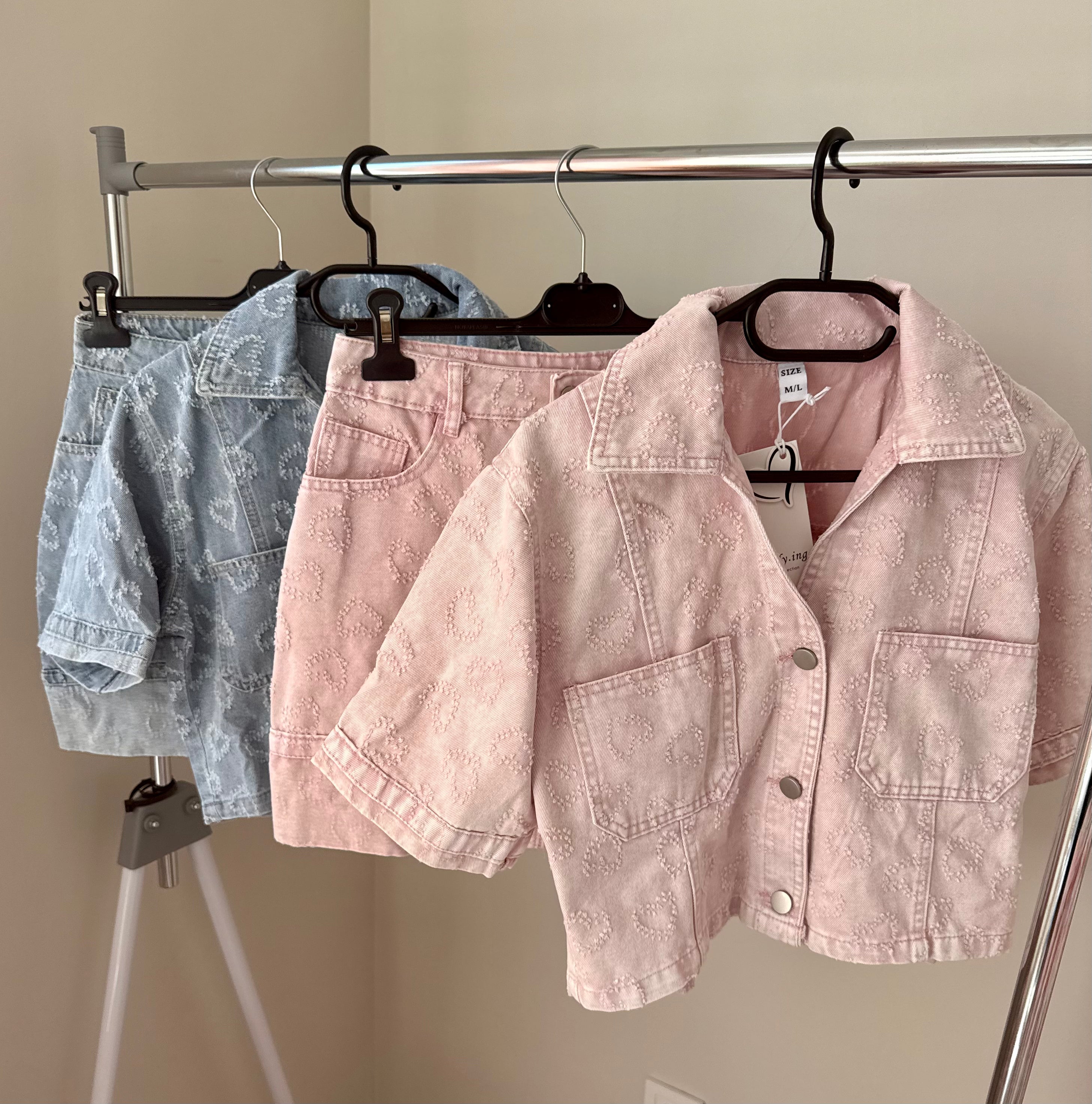 Дънков комплект Heart Denim