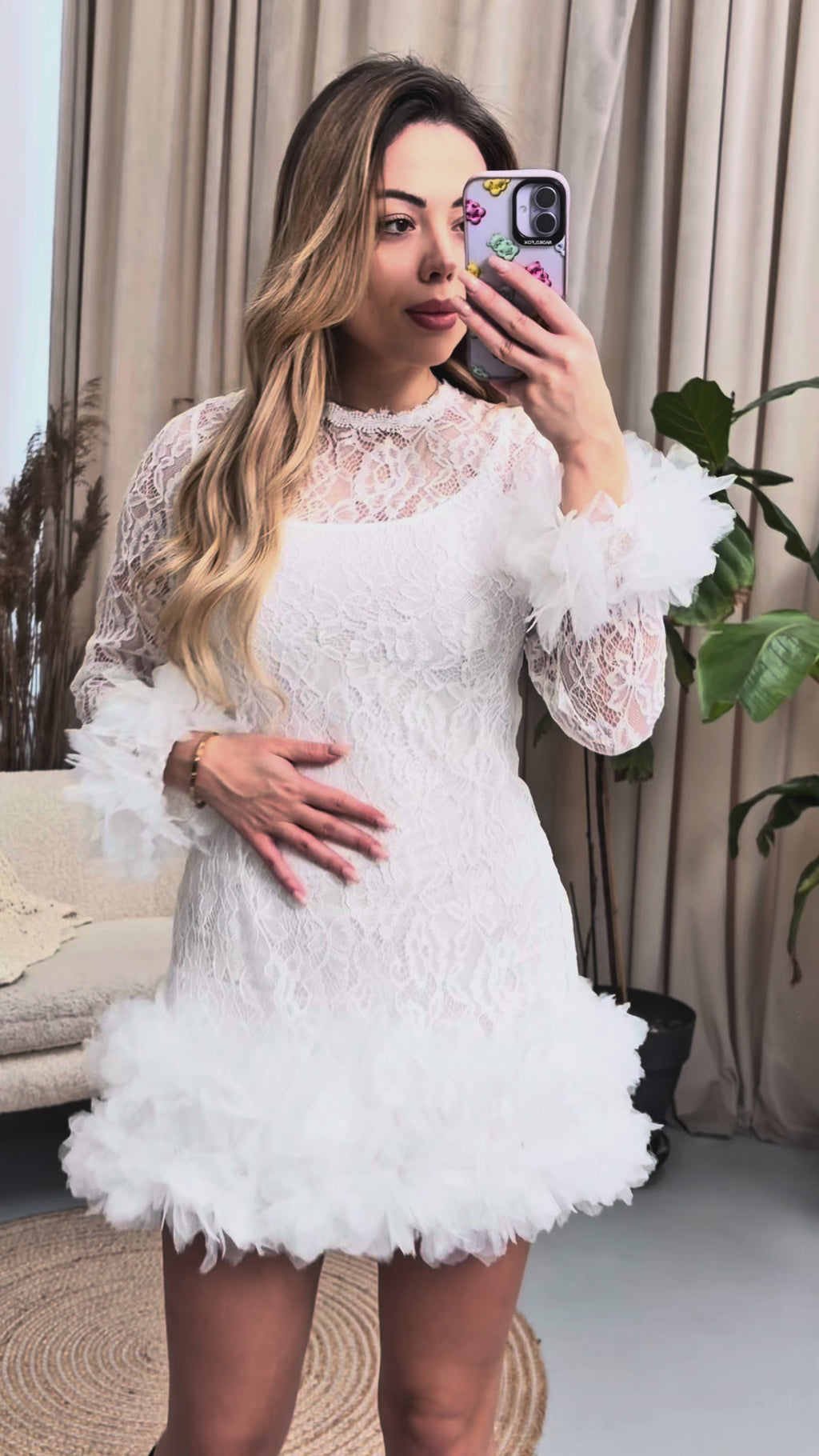 Рокля Snow Blossom